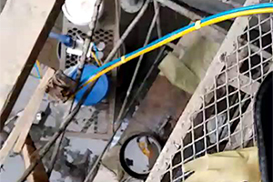 地鐵堵漏施工現(xiàn)場